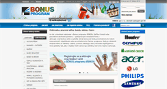 Desktop Screenshot of bonus.irimon.cz