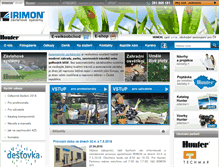 Tablet Screenshot of irimon.cz